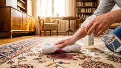 古いワインのシミを落とす方法：手順別ガイド