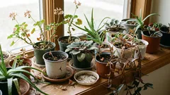 この7つの植物は、知らず知らずのうちに部屋をレトロな雰囲気に変えます